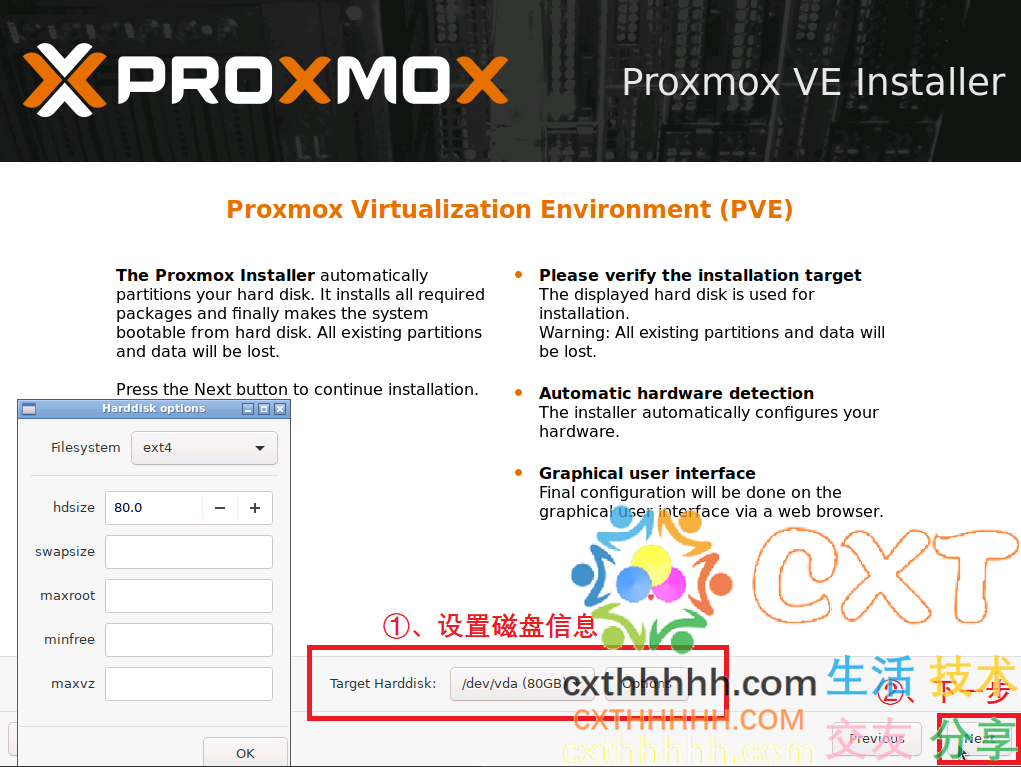 【纯净安装】Proxmox-VE ISO原版 安装 全过程-CXT - Enjoy Life | 生活、技术、交友、分享