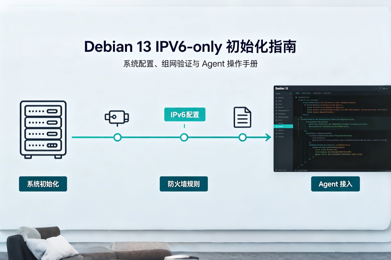 Debian 13 IPv6-only 服务器初始化与组网部署手册【init-debian13-ipv6-server.sh】-CXT - Enjoy Life | 生活、技术、交友、分享