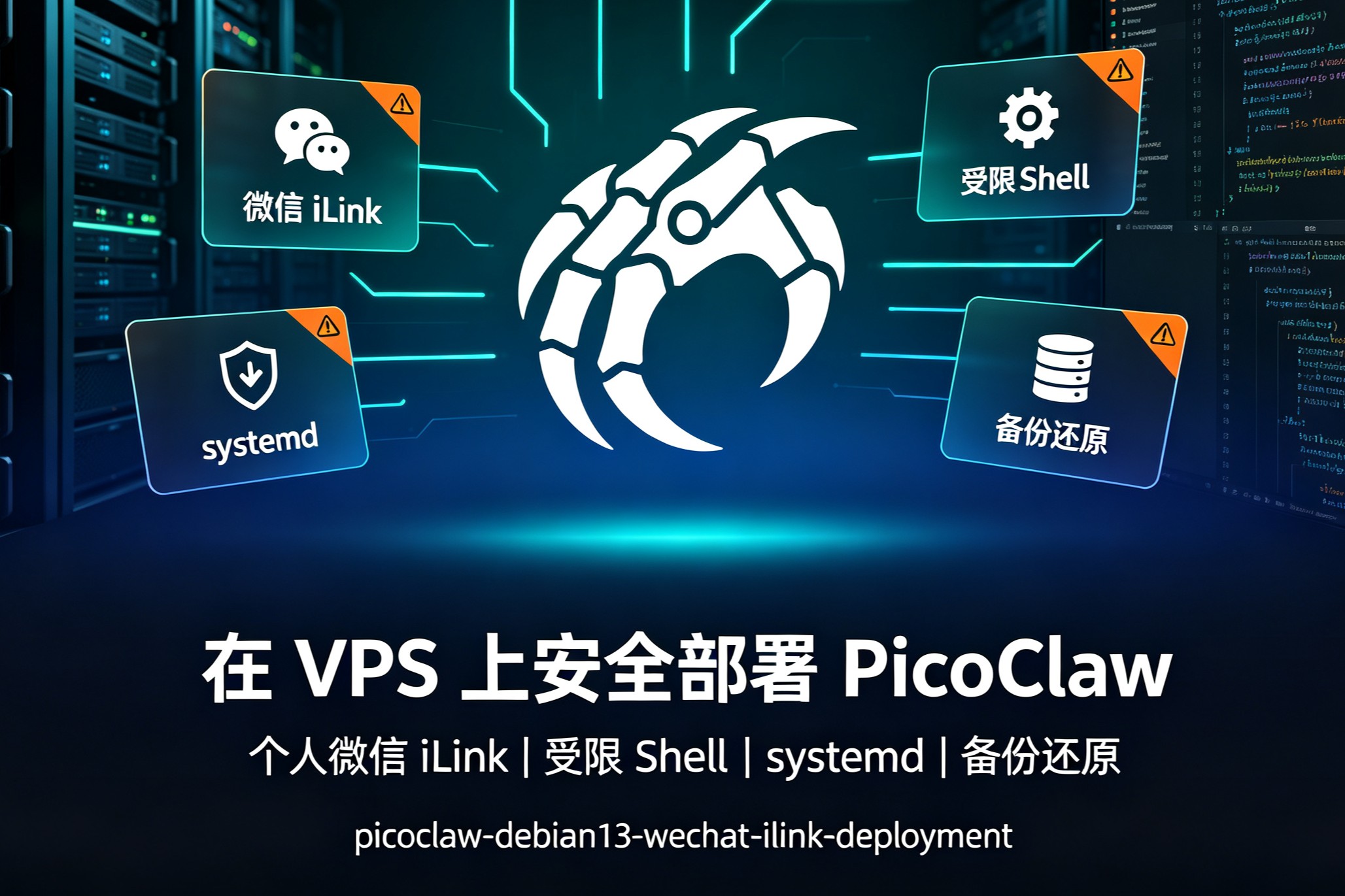 在低配VPS 上安全部署 PicoClaw：个人微信 iLink、受限 Shell、systemd 与备份还原、1C 1G 5G配置[picoclaw-debian13-wechat-ilink-deployment]-CXT - Enjoy Life | 生活、技术、交友、分享