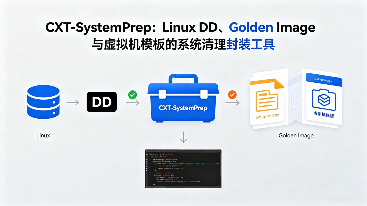 CXT-SystemPrep:Linux DD、Golden Image 与虚拟机模板的系统清理封装工具-CXT - Enjoy Life | 生活、技术、交友、分享
