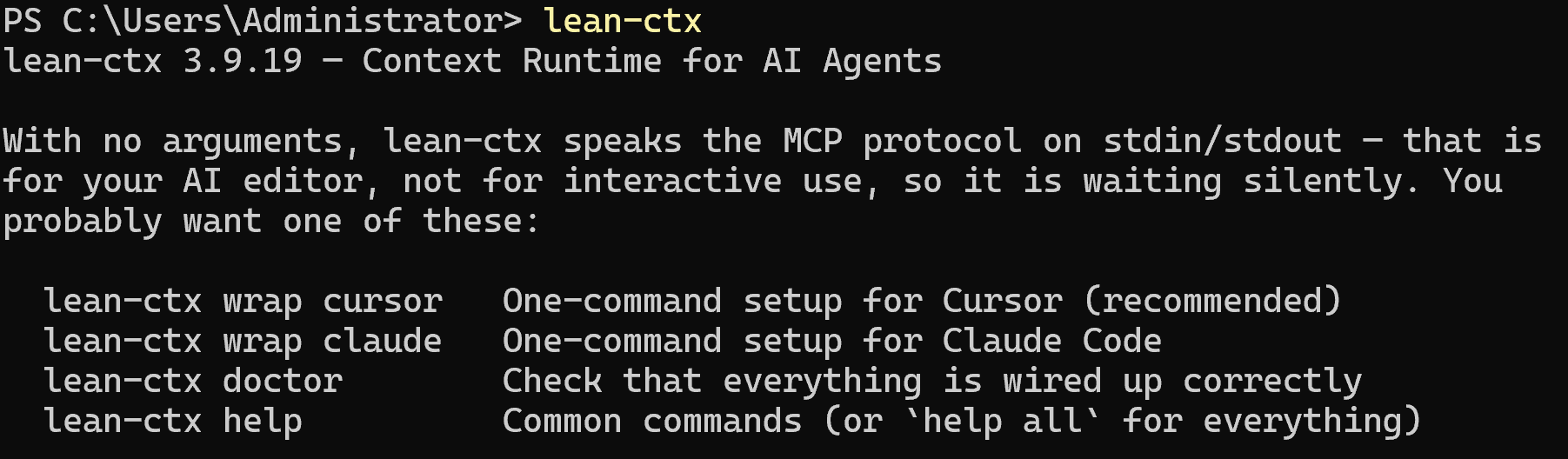Codex 中 LeanCTX 安装后不生效:Windows 11 排障手册-CXT - Enjoy Life | 生活、技术、交友、分享